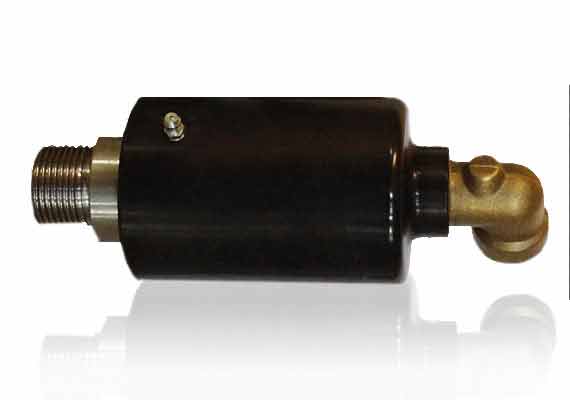 The Girol K Series is for air use up to 12 Bars andfluid use up to 70 Bars. This union has a shaft with cylindrical BSP threading (right or left-handed available).The seal is made of teflon and viton. The fixed external part is made of anodized aluminum and the rotary part is made of nickel plated carbon steel. On request, we can make unions in stainless steel AISI 316/304 for the food industry.